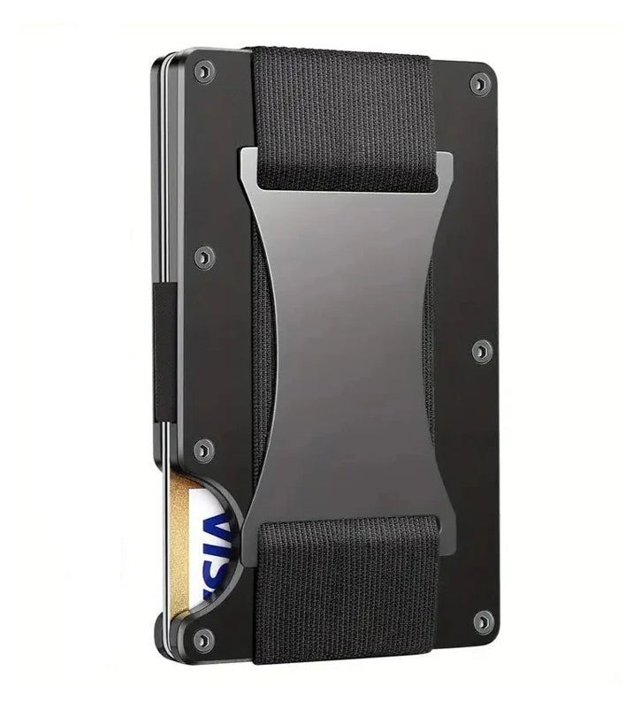 Porta-Cartões Slim RFID - Sistema Pop-Up, Alumínio, Design Ultraleve Porta-Cartões Slim RFID - Sistema Pop-Up, Alumínio, Design Ultraleve